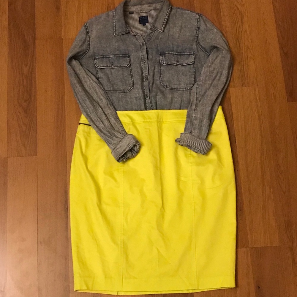 Neon Pencil skirt